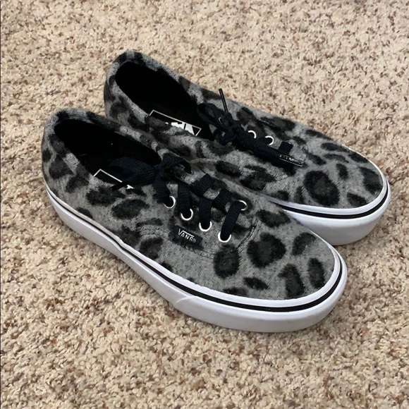 leopard print vans size 6